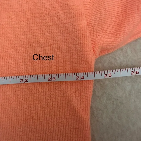 Aerie Women’s Orange Cotton Oversized Crew Neck Sweater Size S - Picture 8 of 11